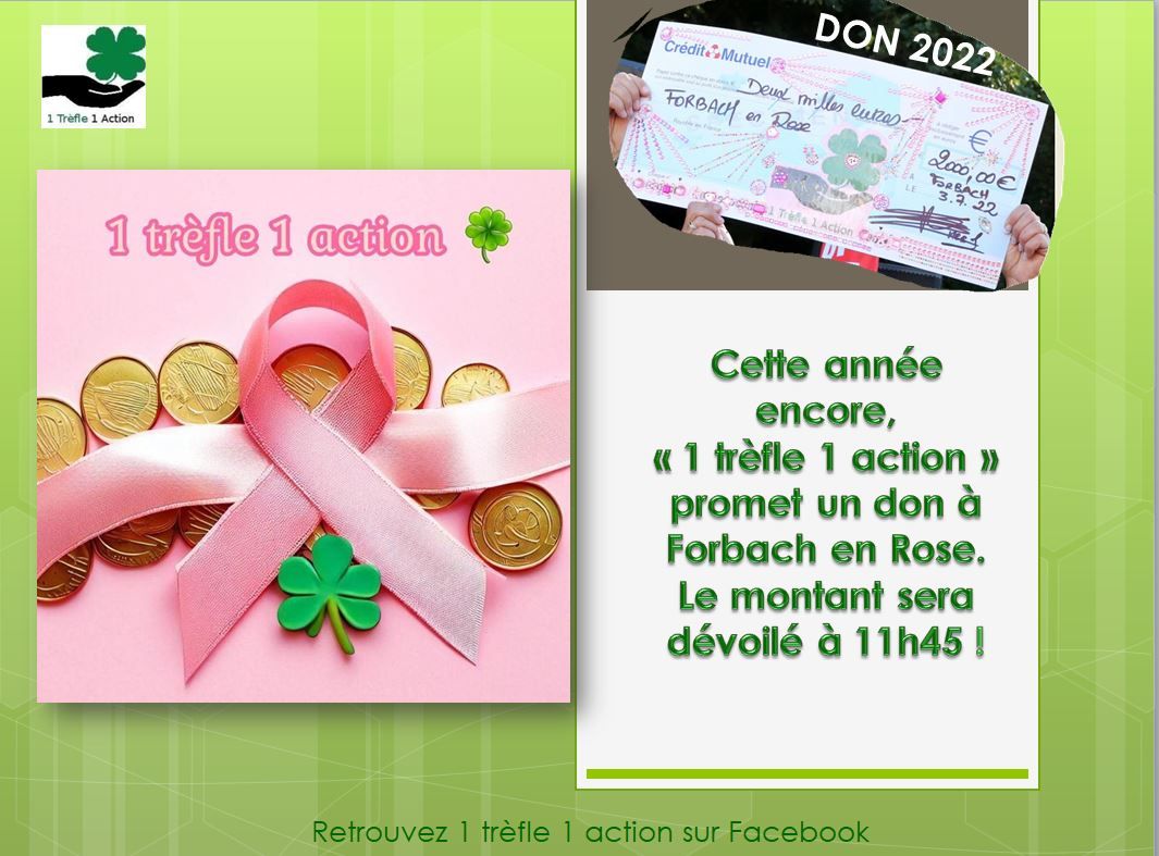 -1trèfle 1 action- encore avec nous, cette année !