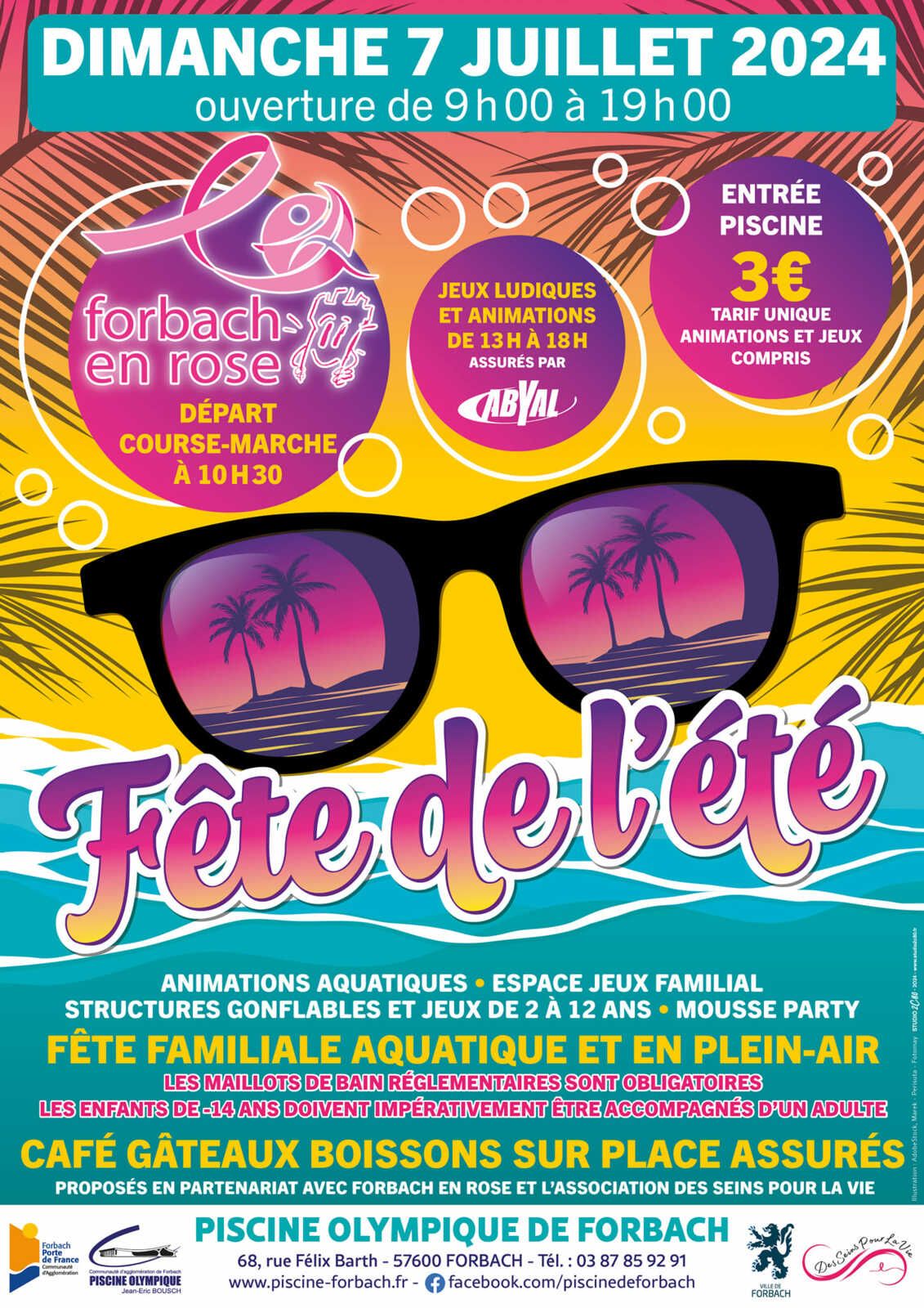 Piscine : Fête familiale et aquatique